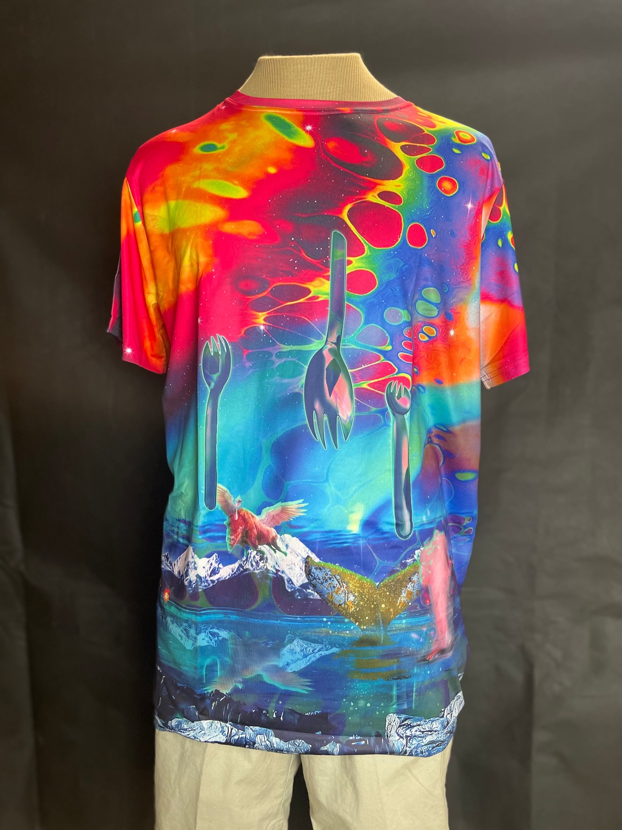 Psychedelic Spork Sublimated Tee
