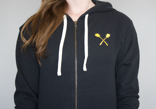 ETHDenver 2023 Zip-up Hoodie: Ultra Rare Black
