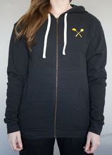 Load image into Gallery viewer, ETHDenver 2023 Zip-up Hoodie: Ultra Rare Black