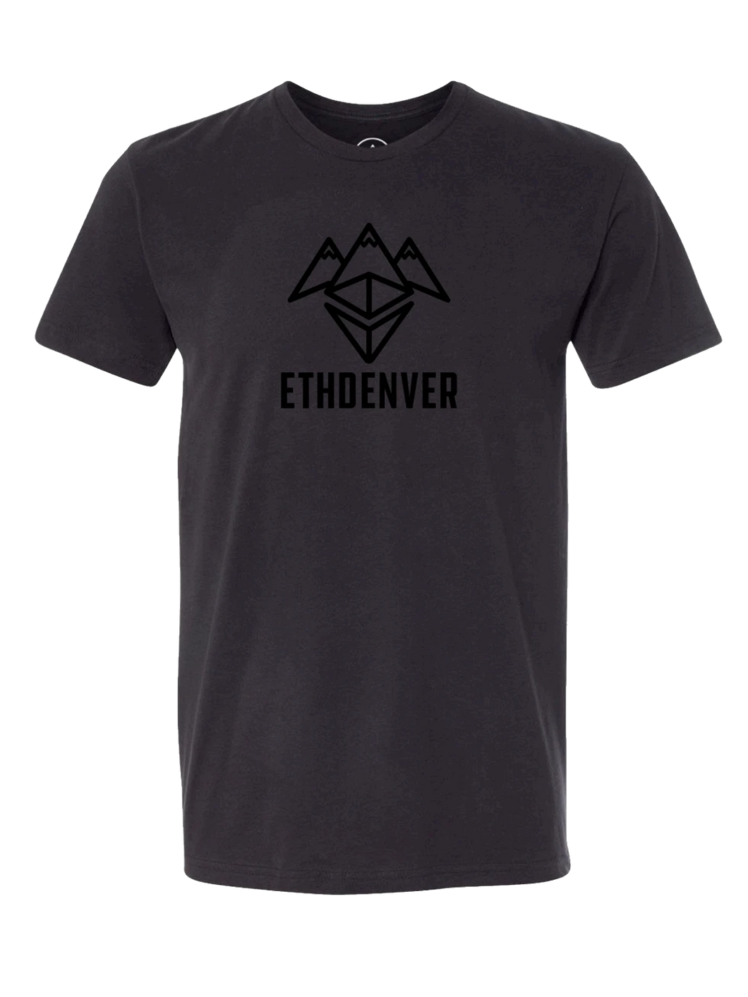 ETHDenver Black Logo Shirt - Men's Cut [2020]