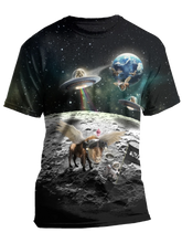 Load image into Gallery viewer, PegaBufficorn &amp; Marmot Moon Shirt