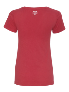 PegaBufficorn Yogi Red Shirt - Women's Cut